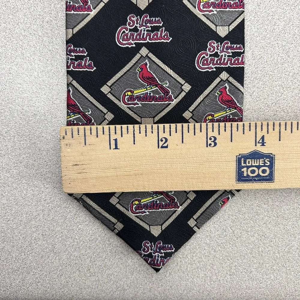 RM Sport 1998 St. Louis Cardinals‎ 100% Silk Necktie Made In USA Vintage MLB